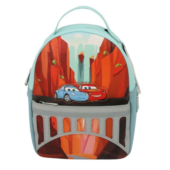 Loungefly Handbags - Disney Pixar Cars Firewall Falls Convertible Mini Backpack
